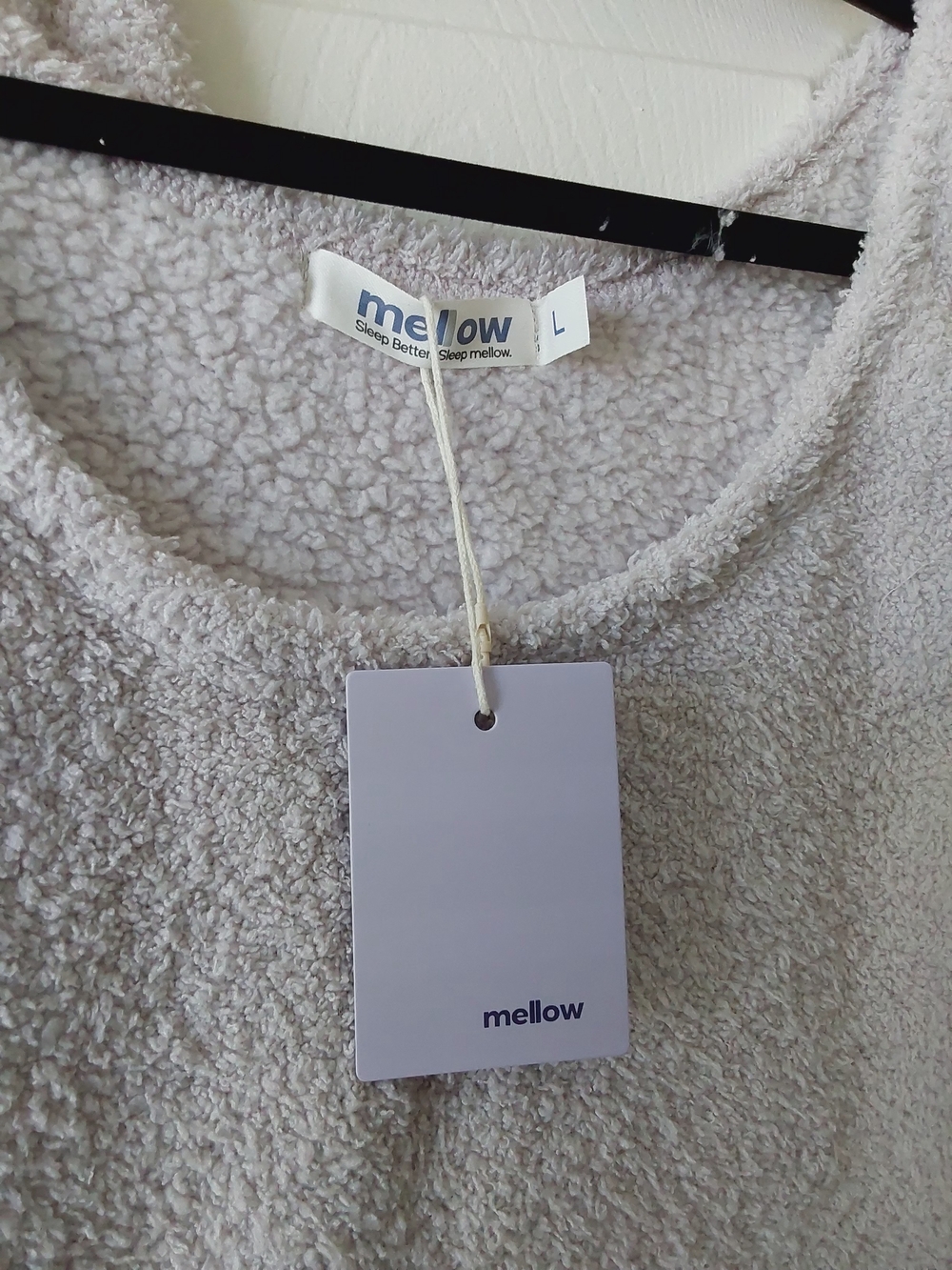 Mellow Women’s Cream Cozy Tank & Pants Pajama Set - Picture 4 of 4
